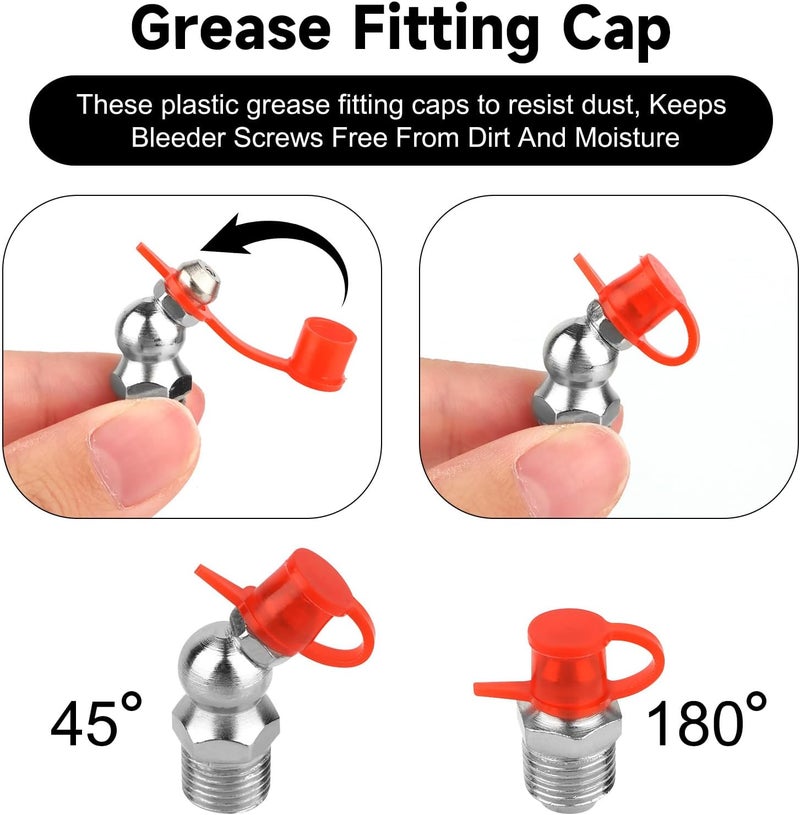 MXTIMWAN Metric Grease Assortment Kit for Grease Gun Pack of 100 - Image 3
