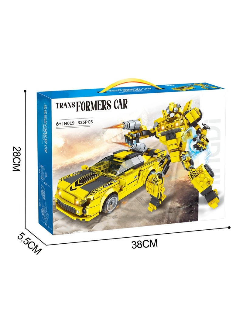 Double Modeling Super Running Warrior 325pcs, Building Block Assembly Kit And Engineering Toy, Suitable For Boys And Teenagers, Suitable For Gifts  - Image 2