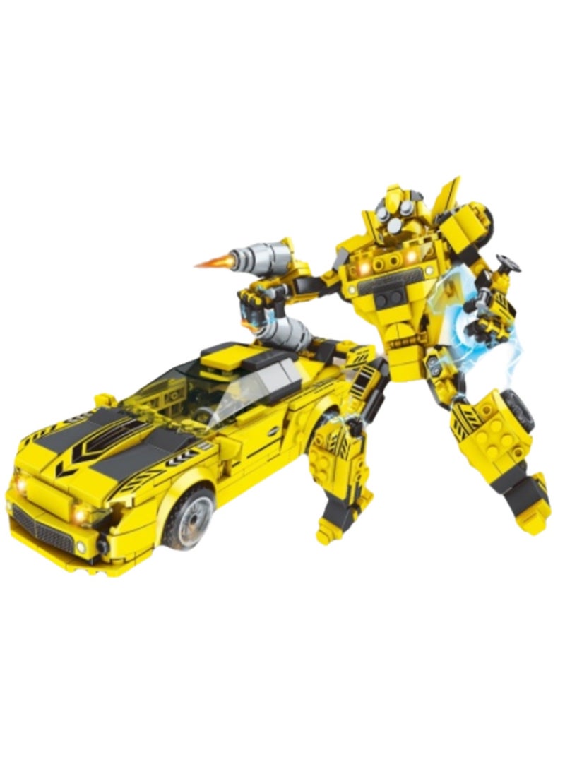 Double Modeling Super Running Warrior 325pcs, Building Block Assembly Kit And Engineering Toy, Suitable For Boys And Teenagers, Suitable For Gifts  - Image 1