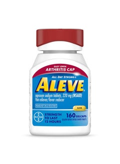 ALEVE Gelcaps with Easy Open Arthritis Cap, Naproxen Sodium, Medication for Arthritis Pain, 160 Count  - Image 1