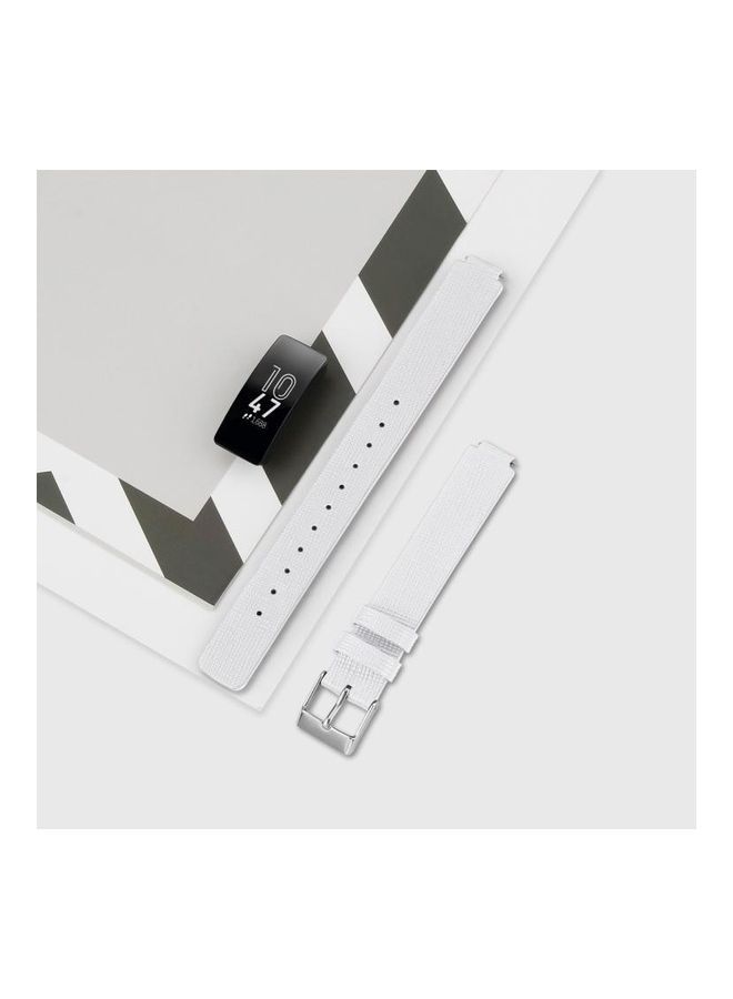 NIBEMINENT Replacement Wrist Strap Watchband For Fitbit Inspire/Inspire HR White - Image 4