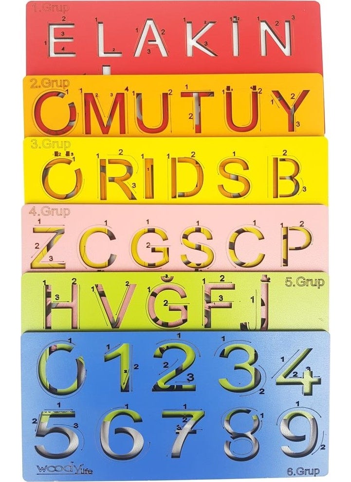 Woody Life Woodylife Reading and Writing Aids Hand Muscle Development Set Children's Toy Educational Material  - Image 1