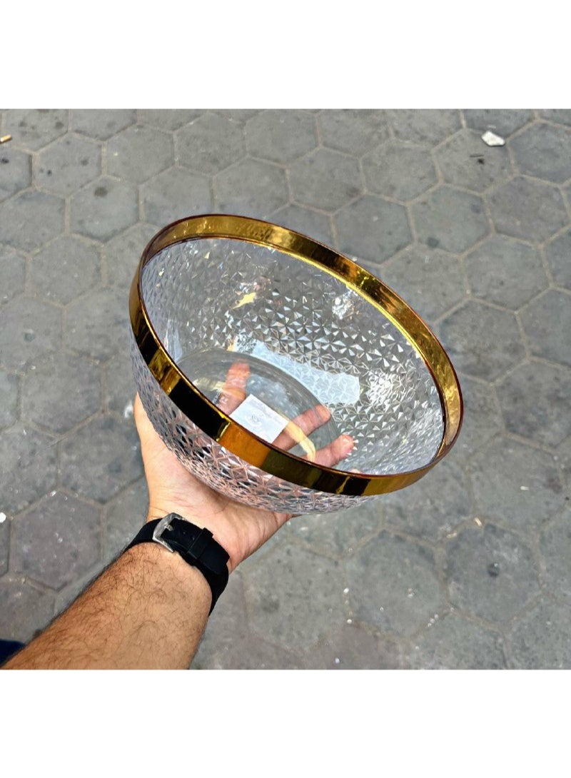 طقم بولات أكريلك بحواف ذهبي مقاس جامبو (القطعه الواحده)  - Image 4