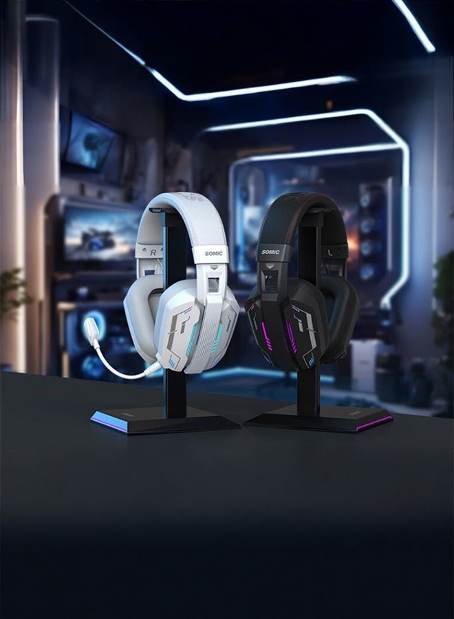 Somic MH201 Wireless Head-Mounted Bluetooth Headset 2.4G Wired Three-Mode Gaming Music Microphone - Image 5