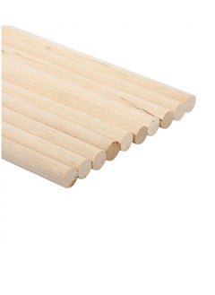 PARTNER 12-Piece Wooden Sticks For Art And Crafts 30cm Length  - Image 3