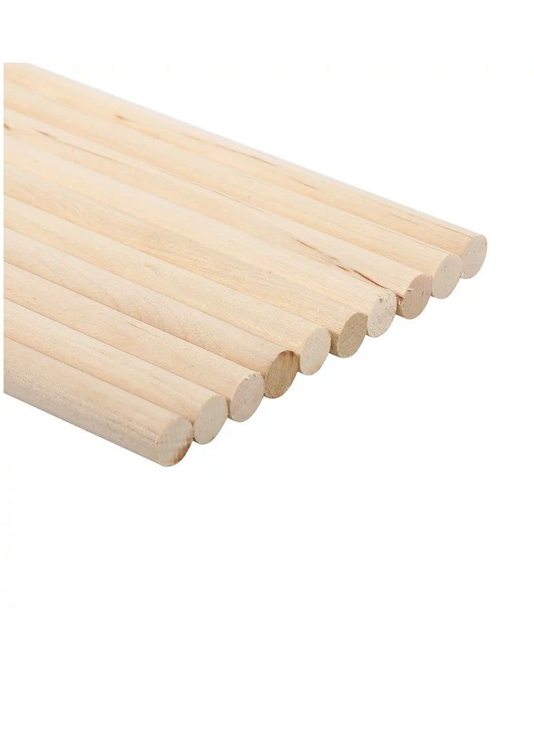 PARTNER 12-Piece Wooden Sticks For Art And Crafts 30cm Length  - Image 3