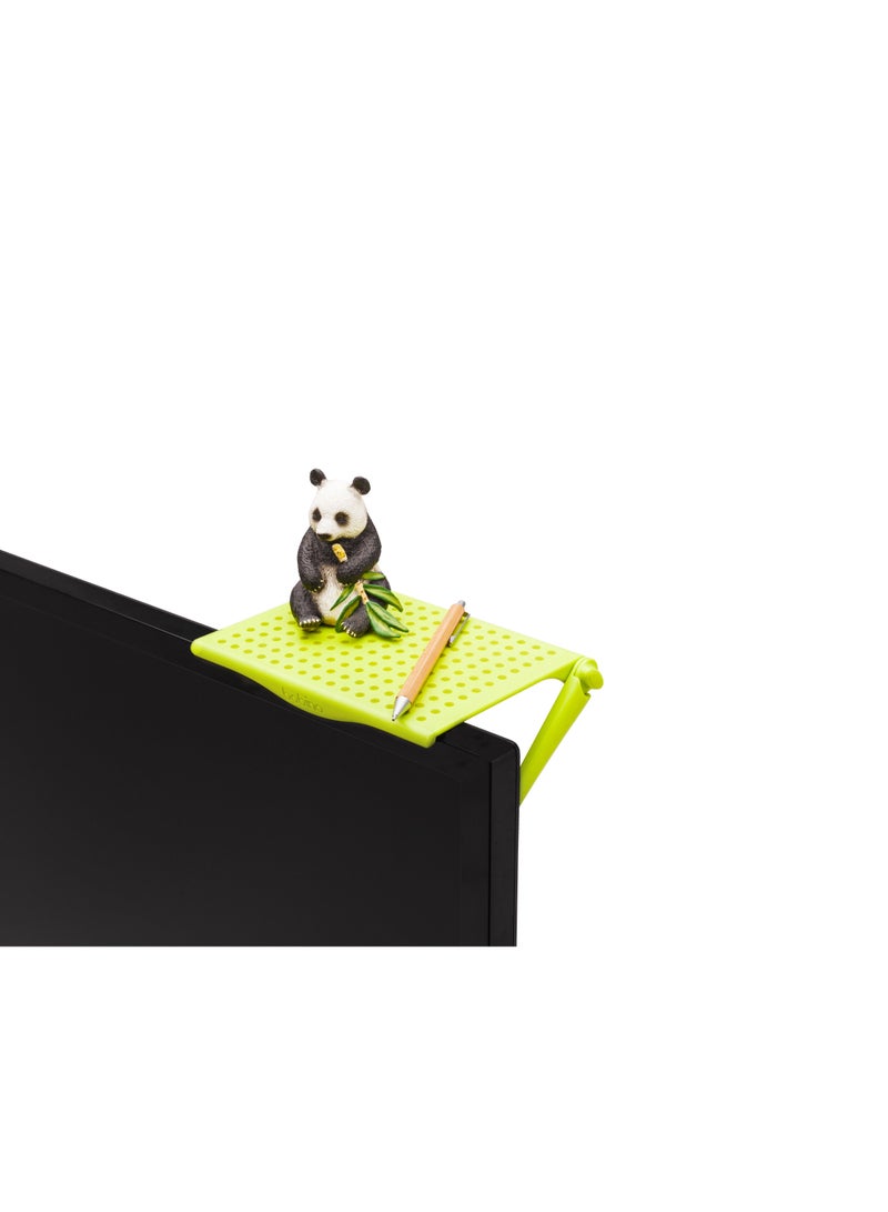 bobino TV Monitor Screen Shelf | Lime | Anti-Slid Anti-Skid Minimalist Monitor Mounted Organizer for Photo Frames, Remote, Pots, Dolls - Image 3
