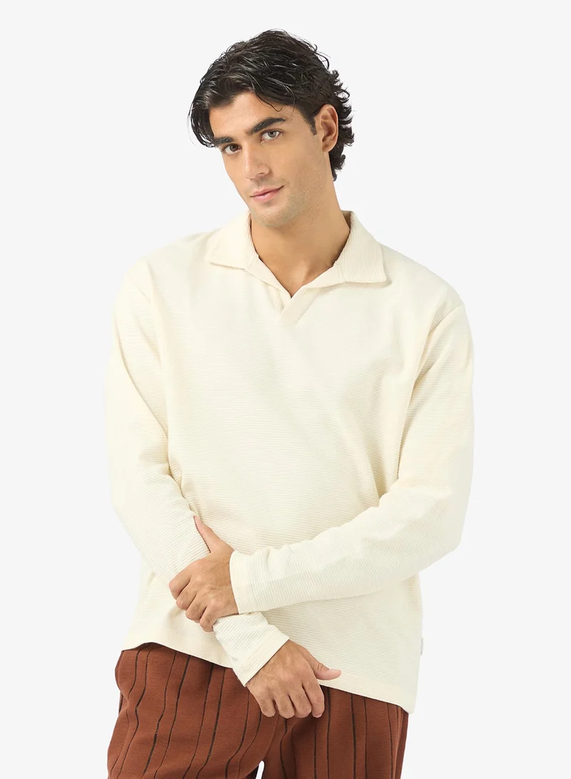JACK & JONES Long Sleeve Polo Shirt