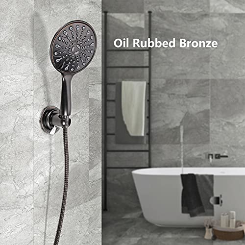 BOPai Suction Shower Head Holder, Relocatable Handheld Showerhead Holder, Fixed Angle - Oil Rubbed Bronze - Image 2