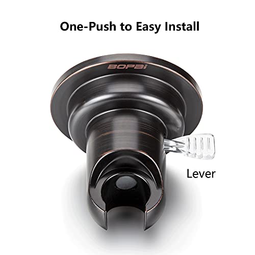 BOPai Suction Shower Head Holder, Relocatable Handheld Showerhead Holder, Fixed Angle - Oil Rubbed Bronze - Image 3