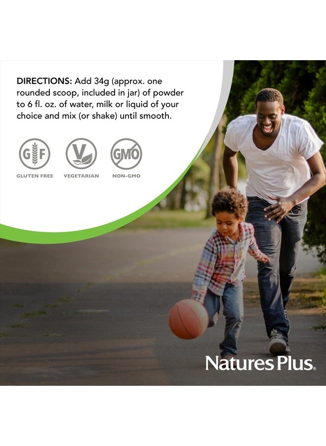Natures Plus - NaturesPlus FRUITEIN Banana Orange Creme Shake - 2.8 lbs - 10 Grams of Plant-Based Protein Per Serving - Supports Energy & Immune System - Vegetarian, Gluten Free & Non-GMO - 37 Servings - Image 1