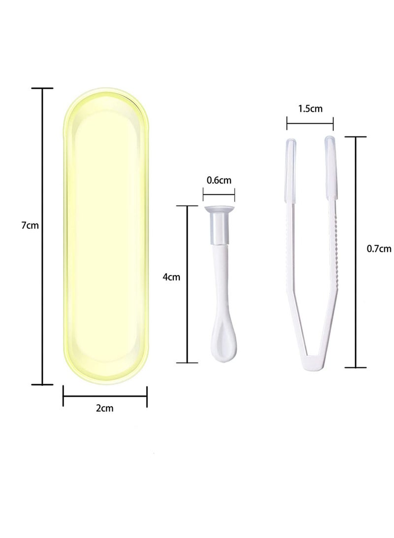 Generic Contact Lenses Removal Tool,Contact Lens Remover Tweezers and Inserter Kit with Soft Tip,Contact Insertion Tool Travel Case for Outdoor Activities to Use 10pcs  - Image 5
