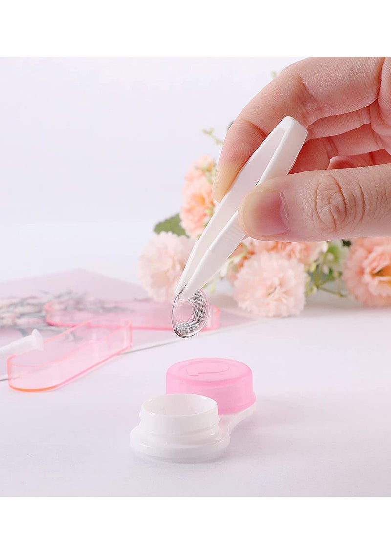 Generic Contact Lenses Removal Tool,Contact Lens Remover Tweezers and Inserter Kit with Soft Tip,Contact Insertion Tool Travel Case for Outdoor Activities to Use 10pcs  - Image 3