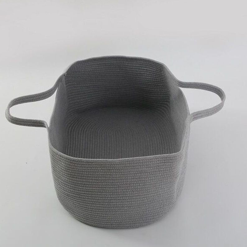 Dropshipping Baby Basket, Portable Newborn Basket, Baby Hand Basket, Cotton Rope Woven Baby Basket, Cradle - Image 1
