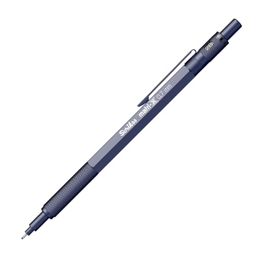 Scrikss 0.7mm Mechanical Clutch Lead Pen Pencil Dark Blue Body Matri-X Series Eraser Included - Image 1