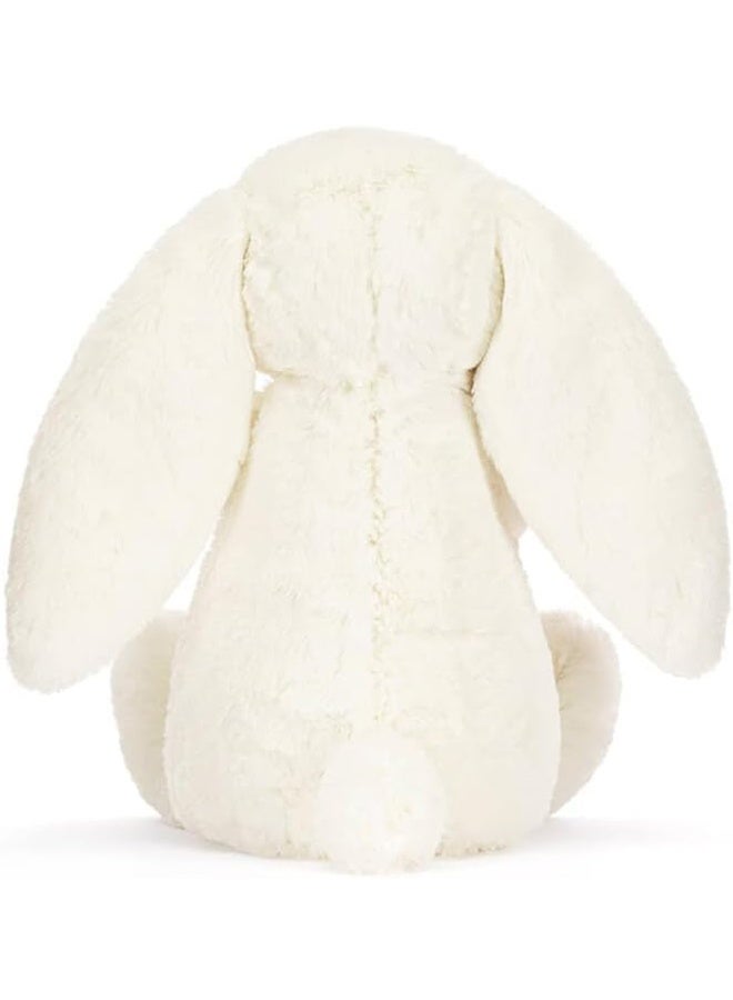 Jellycat Cream Bunny With Rose - Valentine's Day 2026 Limited Edition - Image 2