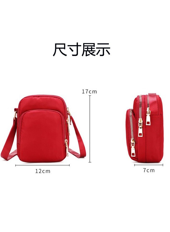 Handbags For Women Shoulder Bags, Mini Multifunctional Shoulder Bag, Mobile Phone Nylon Zipper Oxford Cloth Bracelet, Bracelet.  - Image 2