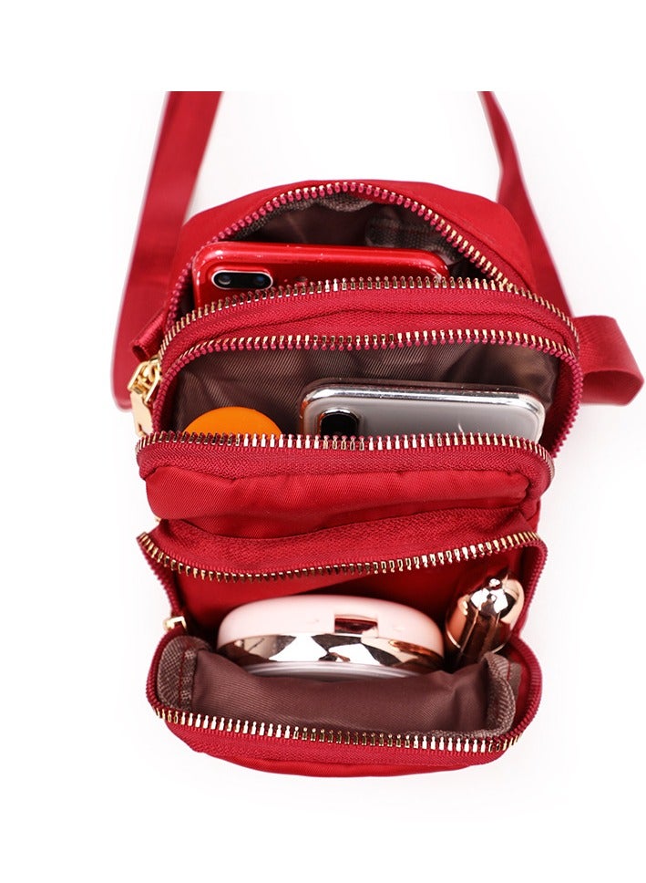 Handbags For Women Shoulder Bags, Mini Multifunctional Shoulder Bag, Mobile Phone Nylon Zipper Oxford Cloth Bracelet, Bracelet.  - Image 3
