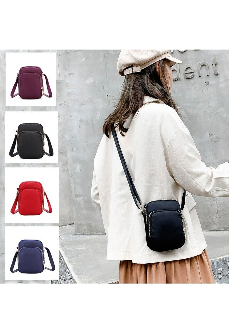 Handbags For Women Shoulder Bags, Mini Multifunctional Shoulder Bag, Mobile Phone Nylon Zipper Oxford Cloth Bracelet, Bracelet.  - Image 4