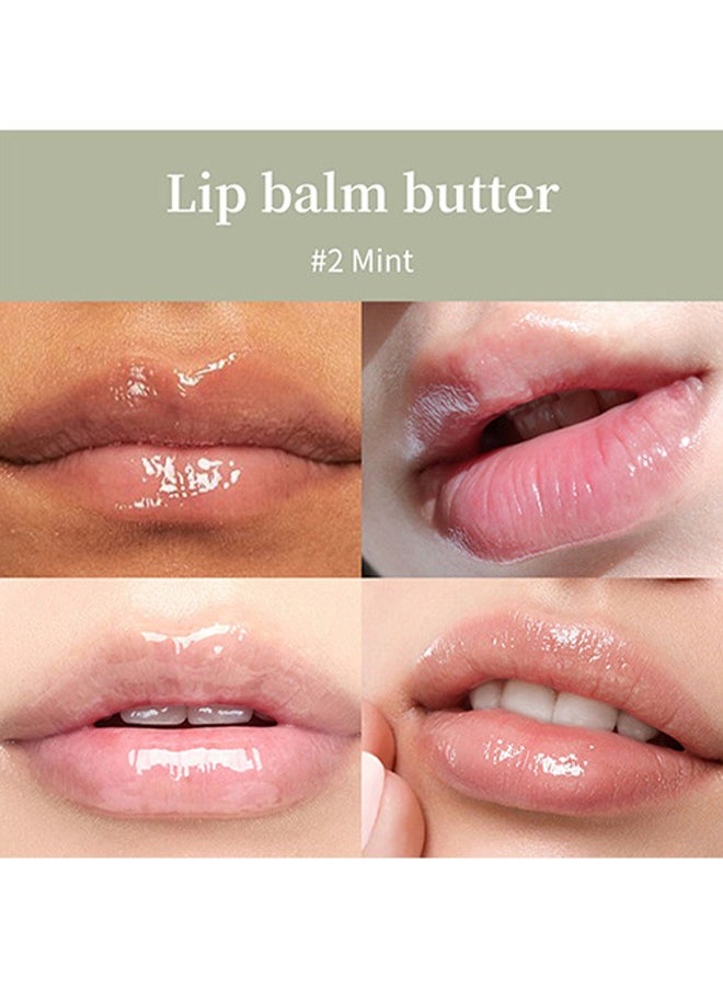 lakerain Summer Special Lip Balm Butter, Reduce Lip Lines, Soothing Moisturizing Tinted Lip Mask, Repair Dry Cracks Lip Oil - Mint 02(15G/0.5 OZ)  - Image 3