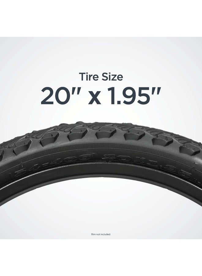 SCHWINN إطار دراجة بديل، هجين، 20 × 1.95 بوصة، أسود - Image 5