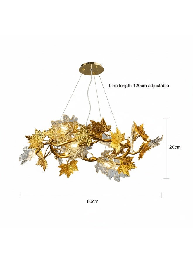 هامر نجف مودرن قزاز شكل ذهبي بلمسة فنية فاخرة 10 لمبات - Image 2