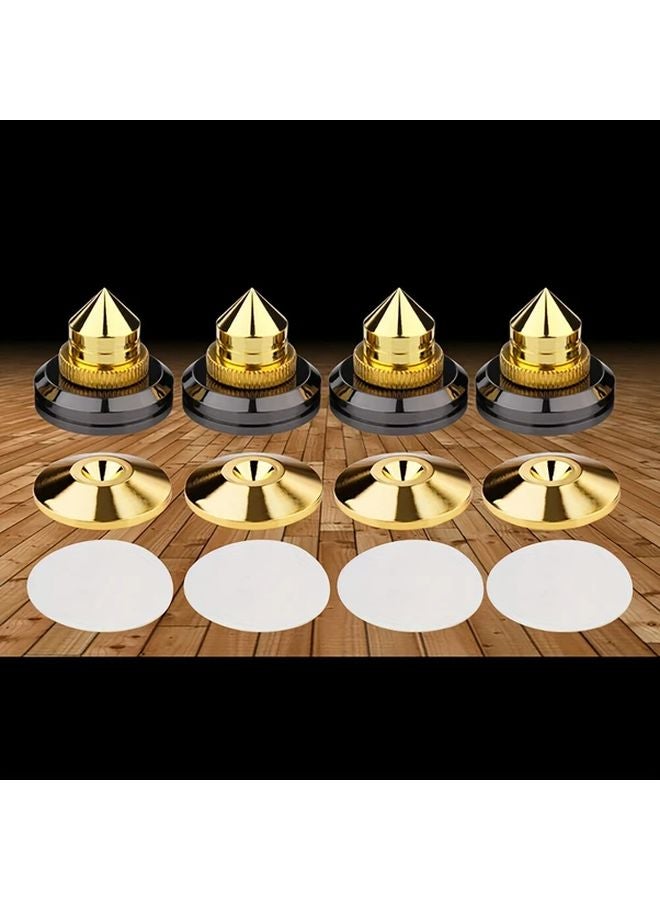 4 Pcs Speaker Stand Foot Spikes Mount Loudspeaker Shockproof Pads - Image 1