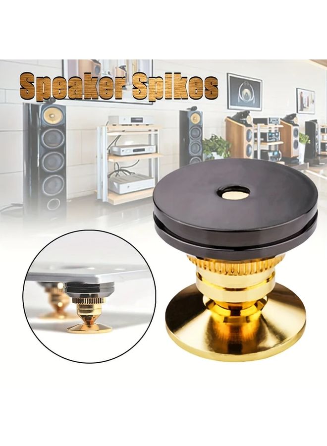 4 Pcs Speaker Stand Foot Spikes Mount Loudspeaker Shockproof Pads - Image 2