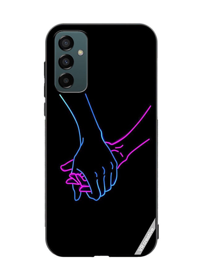 VR CREATIVE Protective Case Cover For Samsung Galaxy F23 Hands Design Multicolour - Image 1