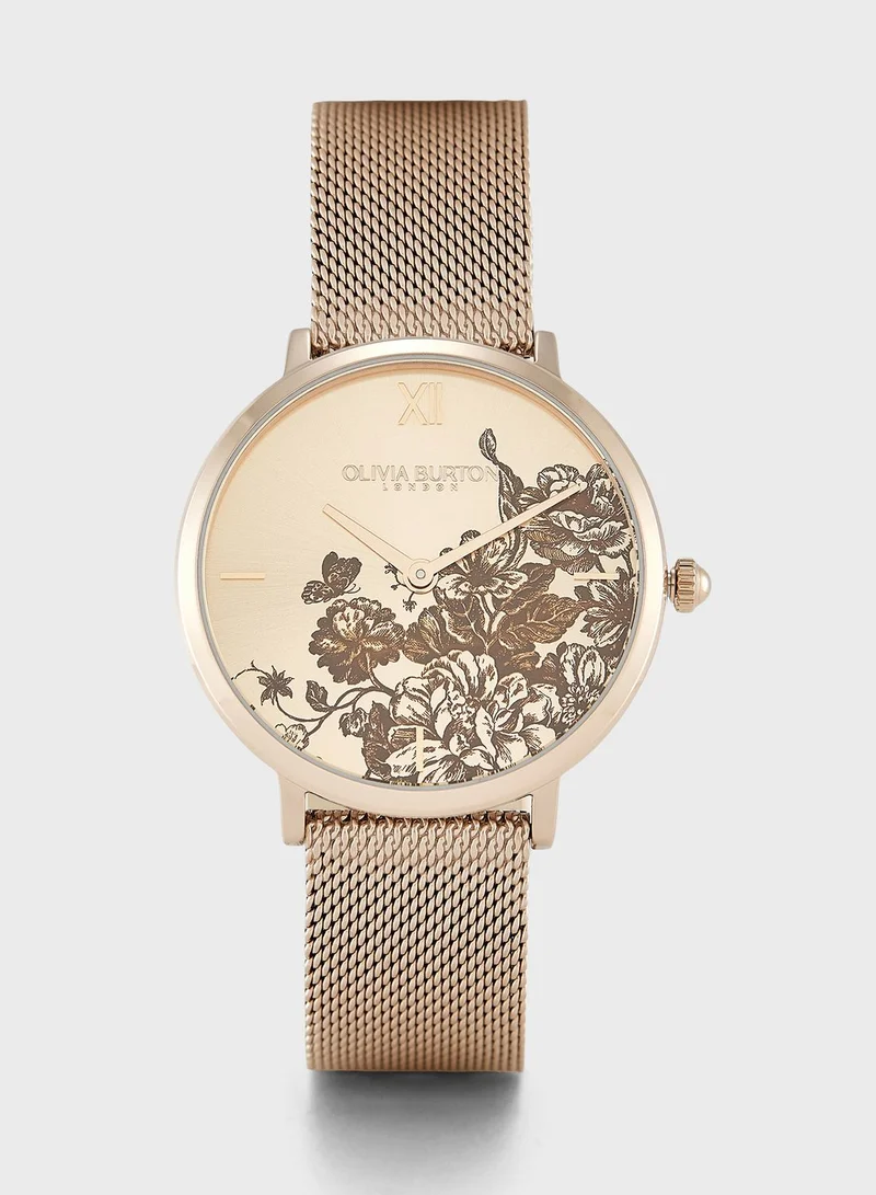 OLIVIA BURTON Ob Signature
Floral Blooms Analog Watch