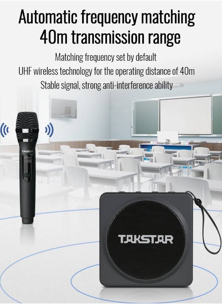 TAKSTAR مكبر صوت لاسلكي محمول قابل لإعادة الشحن من TAKSTAR مكبر صوت صغير عالي الطاقة  - Image 2