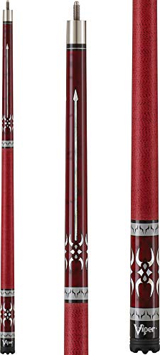 Viper by GLD Products Sinister 58 2Piece BilliardPool Cue Burgundy with Pearlized Inlay 21 Ounce 50135321