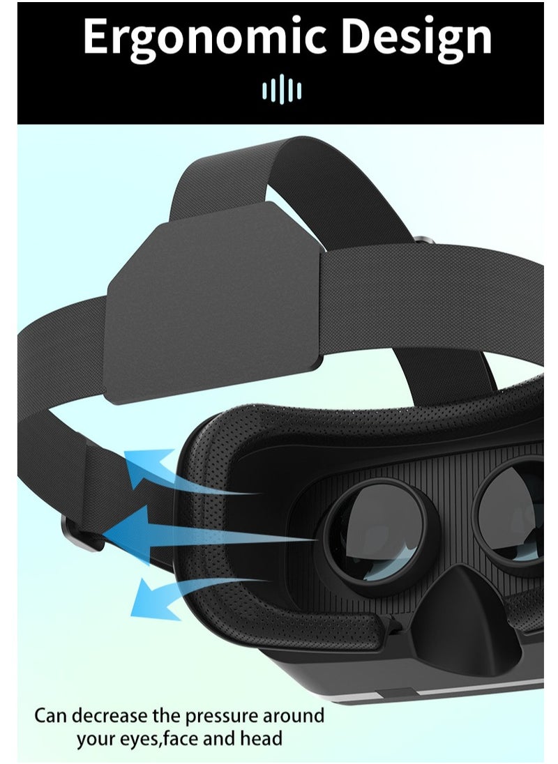 VR Glasses Integrated Game Console Mobile Phone Dedicated Virtual Reality 3D Glasses Head-mounted Movie Game VR Equipment