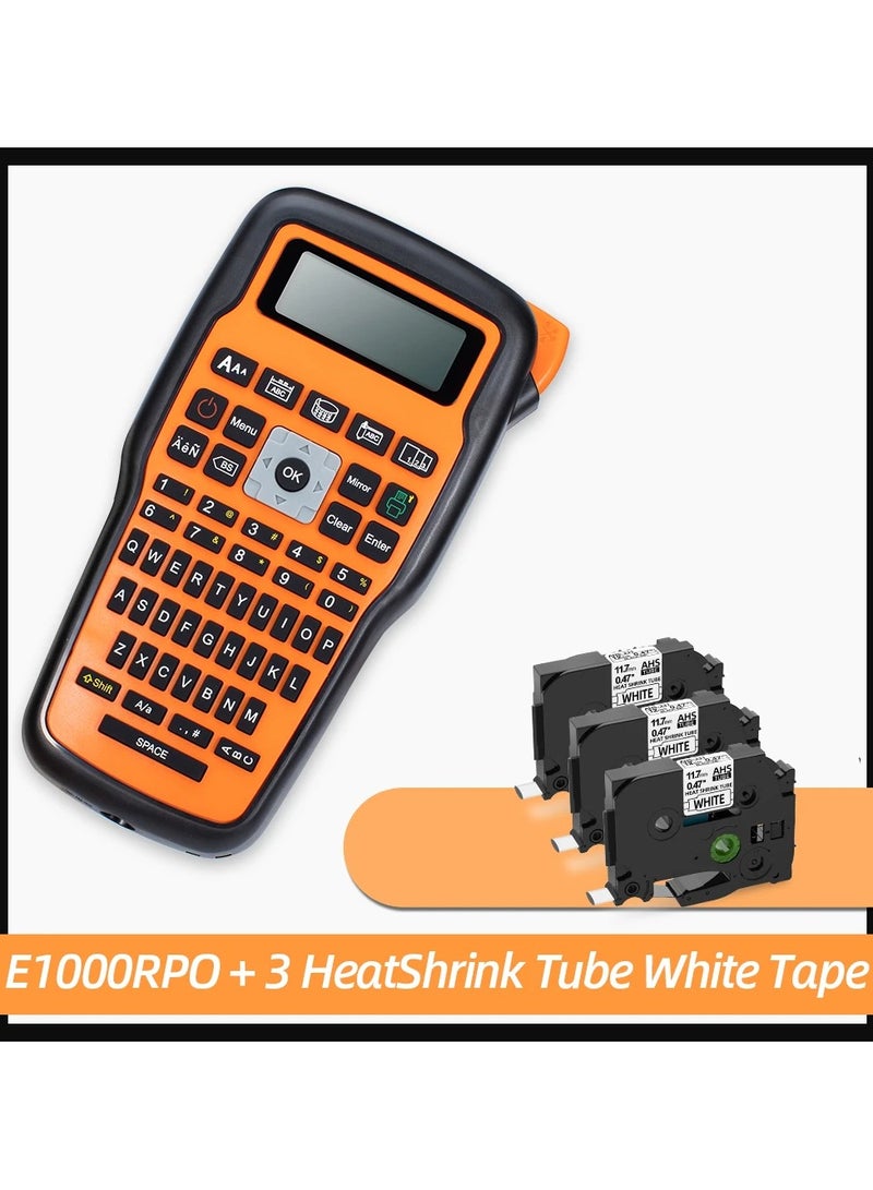 Industrial Label Printer Portable Electronic Labeller 203dpi Compatible for Brother Heat Shrink Tube Printer for Wraping Cabel - Image 1