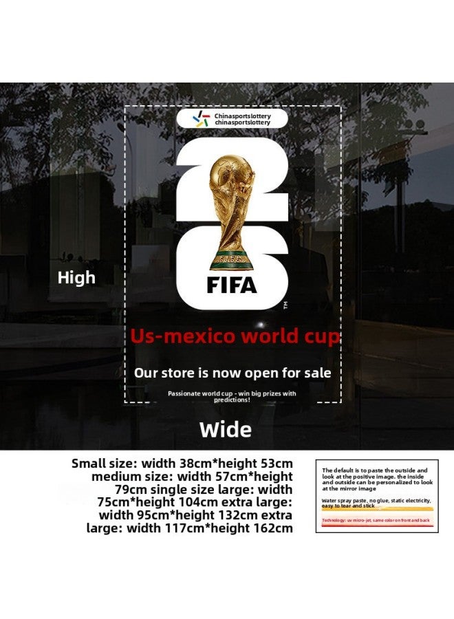 ديكورات وأجواء مستوحاة من كأس العالم 2026 - المواصفات: حجم كبير جدًا، فئة اللون: لون واحد - Image 1