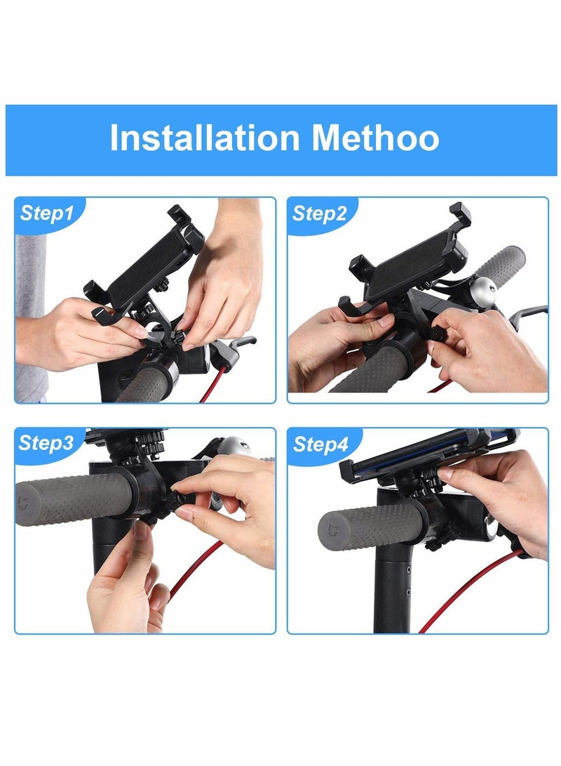 Y&D Bicycle Phone Holder, Portable Hand Carrying Handle, Straps Bandage Belt Webbing, Scooter Accessories, for Xiaomi M365 Mi, Electric Scooter, - Image 3