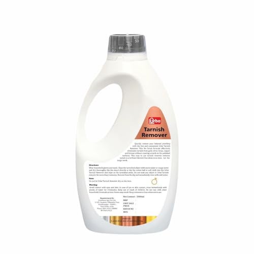 URBA New Silver Dip 5000 ml| Instant Silver Cleaner Sparkling Clean Silver Without Silver Loss| Brass cleaning liquid for Pooja utensils - 5 Litre - Image 2