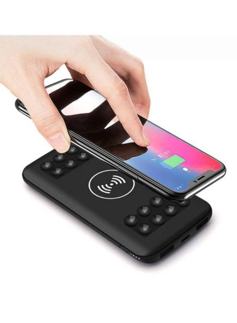 Raxoom 10000 Mah Wireless PowerBank Black - Image 3