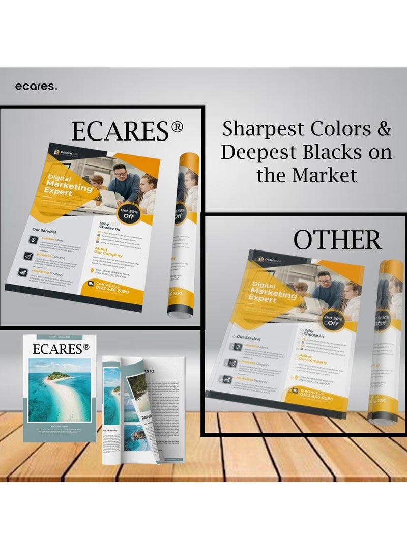 ECARES ECARES®201A Toner Cartridge CF 400A CF401A CF402A CF403A Compatible for HP Color Laserjet Pro MFP M277dw M252dw M277n M277c6 M252n M277  - Image 2