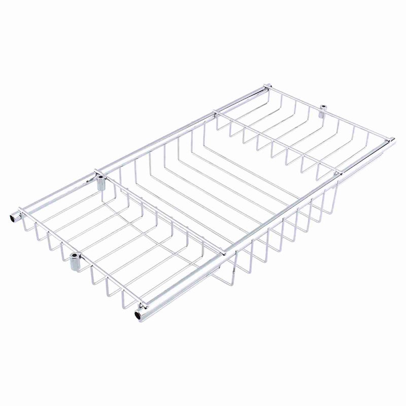1Pcs Bathroom Bath Shower Tub Bathtub Caddy Storage Organizer Holder Soap Red Wine Rack Holder - Image 1