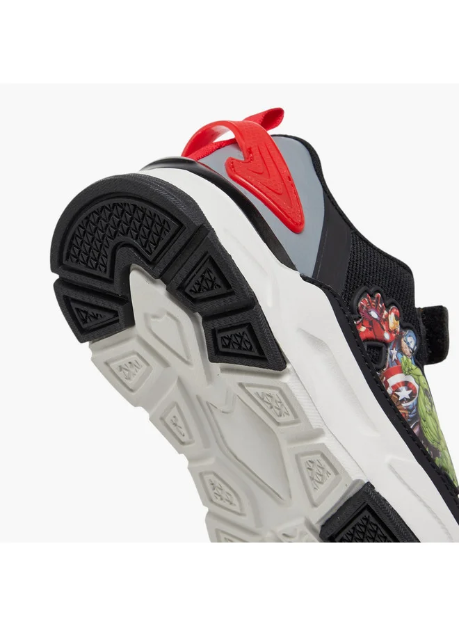 MARVEL Boys Avengers Detail Sneakers with Hook and Loop Closure