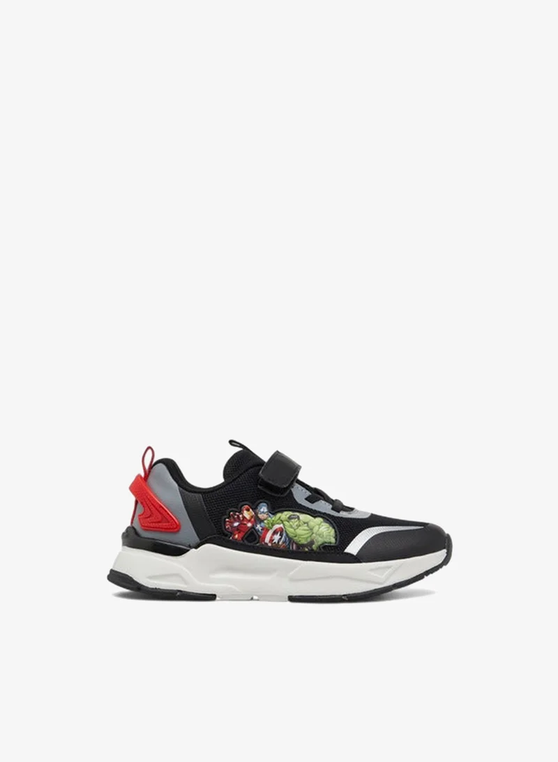 MARVEL Boys Avengers Detail Sneakers with Hook and Loop Closure