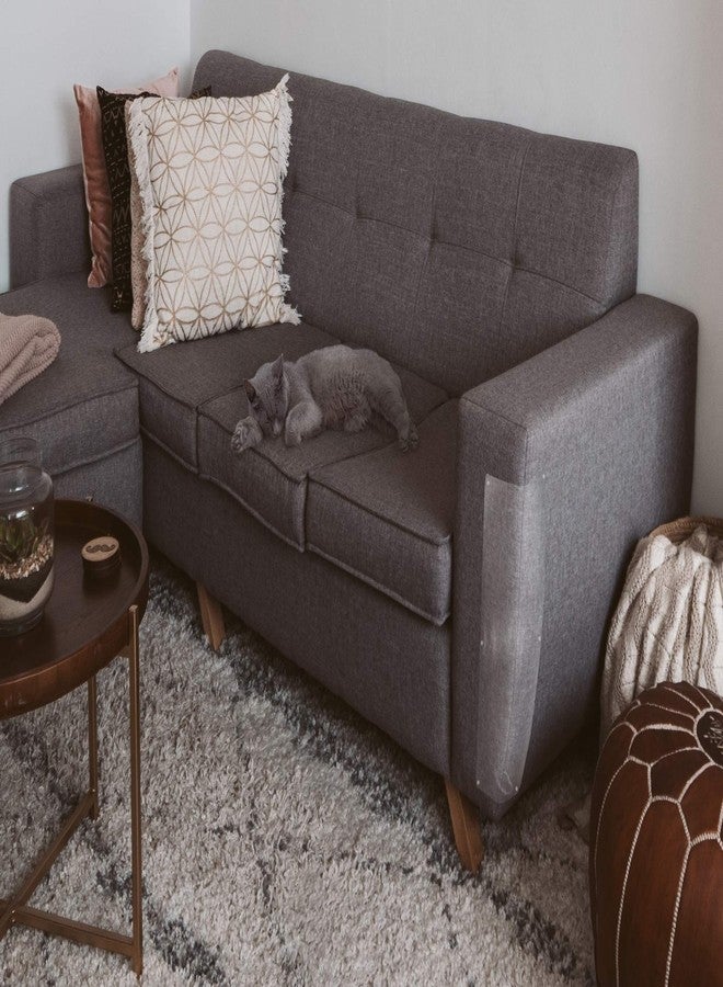 لامينيت واقيات الخدوش الأصلية الفاخرة من لامينت - احمِ أثاثك باستخدام واقيات الخدوش الفاخرة شديدة التحمل - مجموعة من قطعتين من البلاستيك المرن شديد التحمل - (11 طول × 5.5 عرض - بوصة) - Image 2