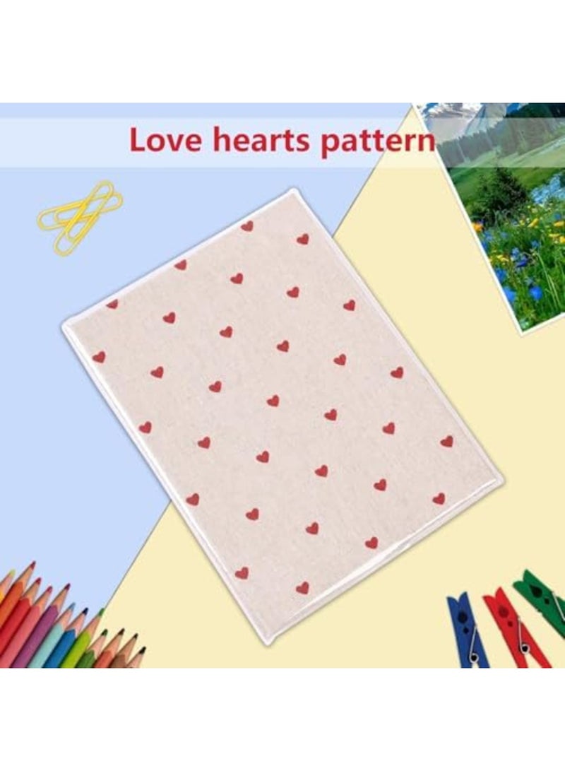 SYOSI ألبوم صور لـ 100 صورة (4 × 6 بوصة) مع غلاف قماش ميني محمول، كتاب صور متين، مثالي للأطفال، ذكريات العائلة، الزفاف، الذكرى السنوية، ومشاريع الفن والحرف الإبداعية (بيج) - Image 5