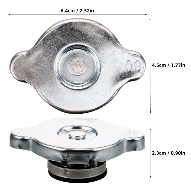 Standard 0.9 Inch Iron Engine Radiator Cap Coolant Reservoir Cover for Cars Trucks Minivans - Image 3