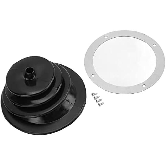 ريحني غطاء صندوق معدلات السرعات، غطاء الغبار، صندوق النقل، لوحة صندوق السرعة، فرامل اليد، ذراع الحذاء، مجموعة الغلاف المطاطي الأسود المقاوم للغبار 5250 بوصة 133 سم، شامل لاستبدال السيارات أحذية القابض - Image 2