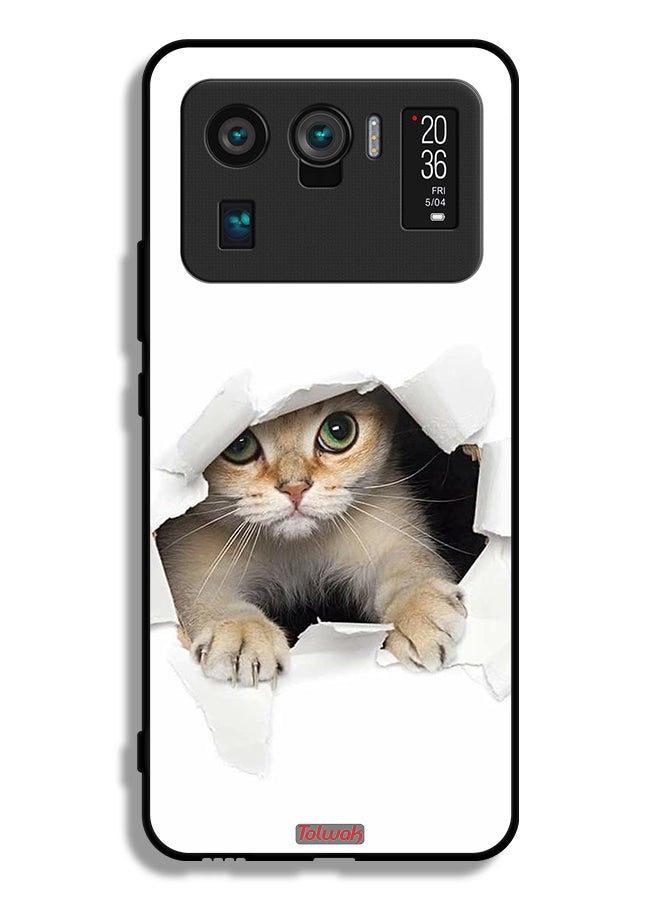 Tolwak Xiaomi Mi 11 Ultra Protective Case Cover Cat Appearing - Image 2