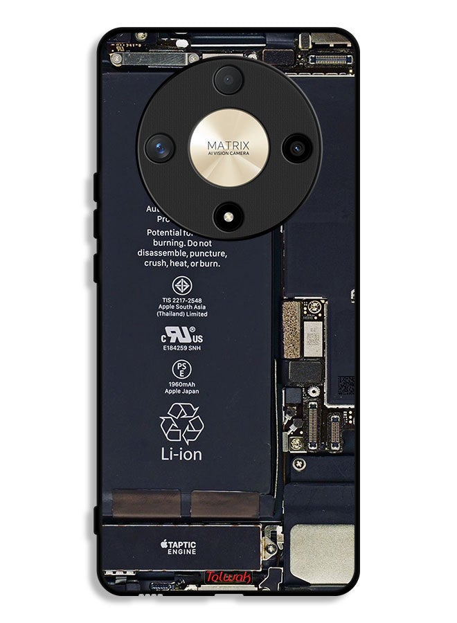 Tolwak غطاء حماية لهاتف Honor X9b بنمط دائرة كهربائية - Image 1