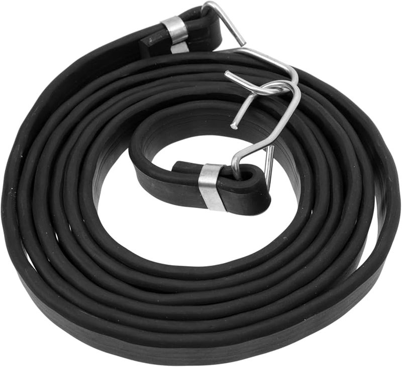 Lifkome 2 Pack High Elastic Motorcycle Luggage Strap Black For Securing Cargo Outdoor Transport - Image 2