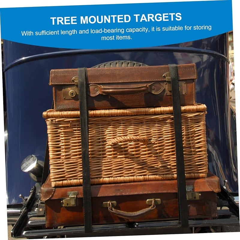 Lifkome 2 Pack High Elastic Motorcycle Luggage Strap Black For Securing Cargo Outdoor Transport - Image 5